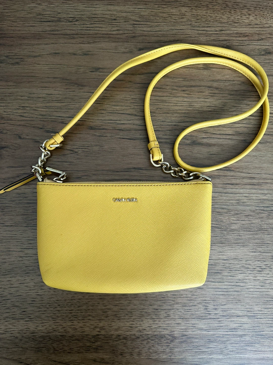 Calvin Klein Yellow Crossbody Bag