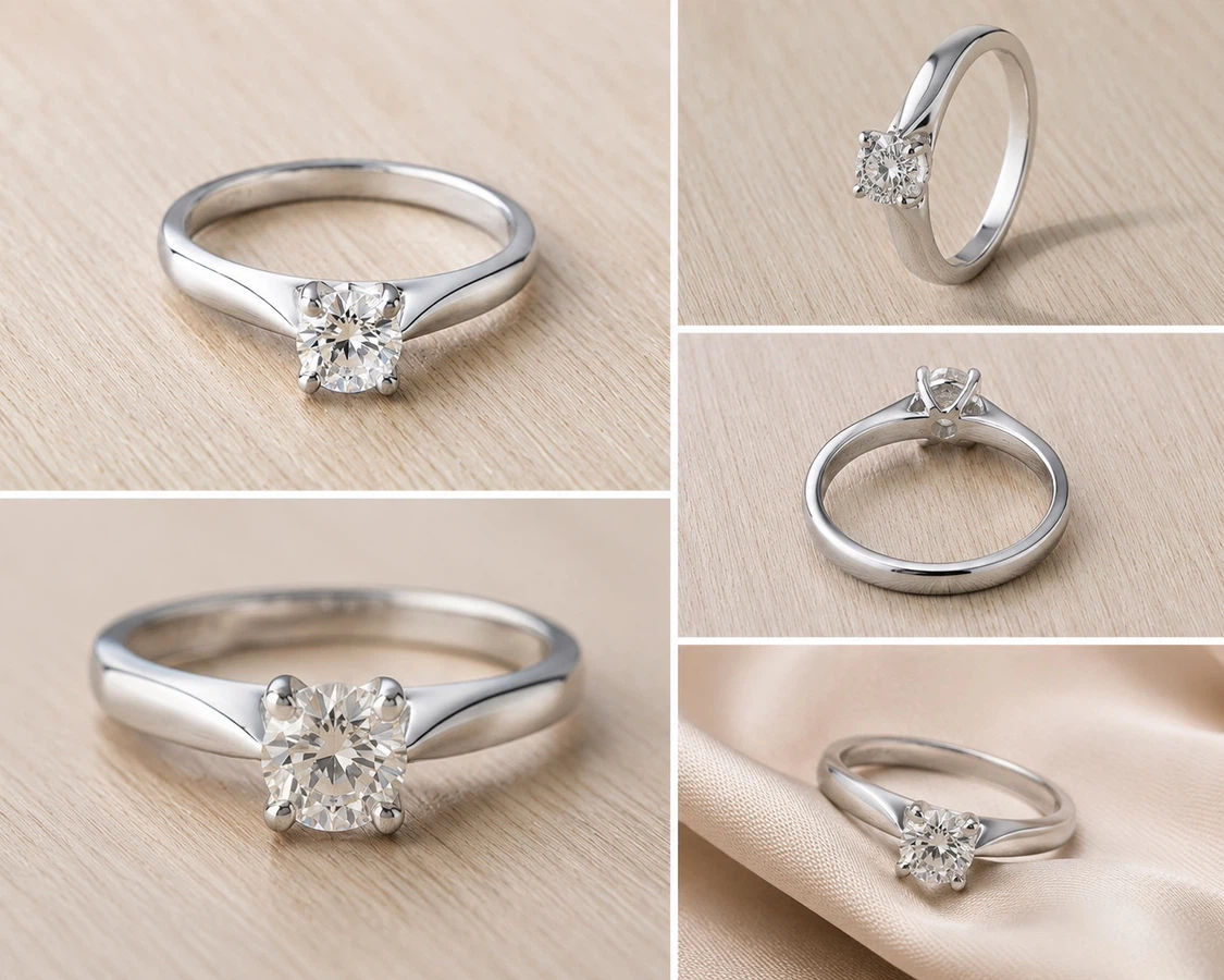 18k White Gold Diamond Ring - photo 2