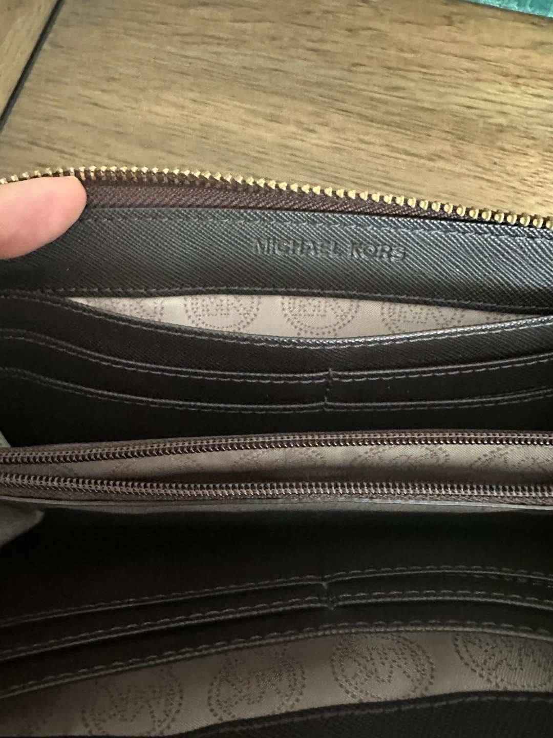 Michael Kors Monogram Zip Around Wallet - photo 5