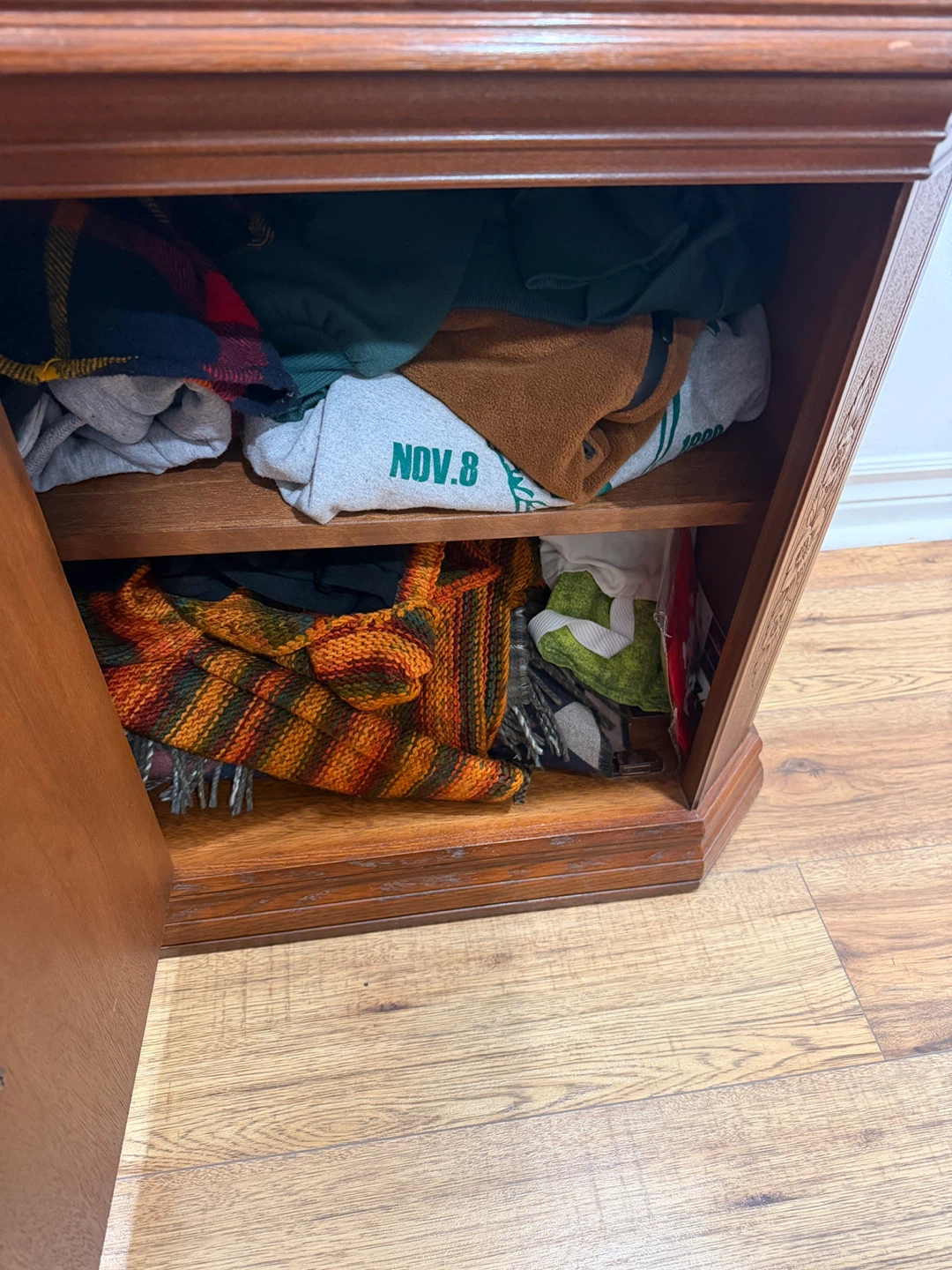 Vintage Wood Accent Cabinet - photo 4