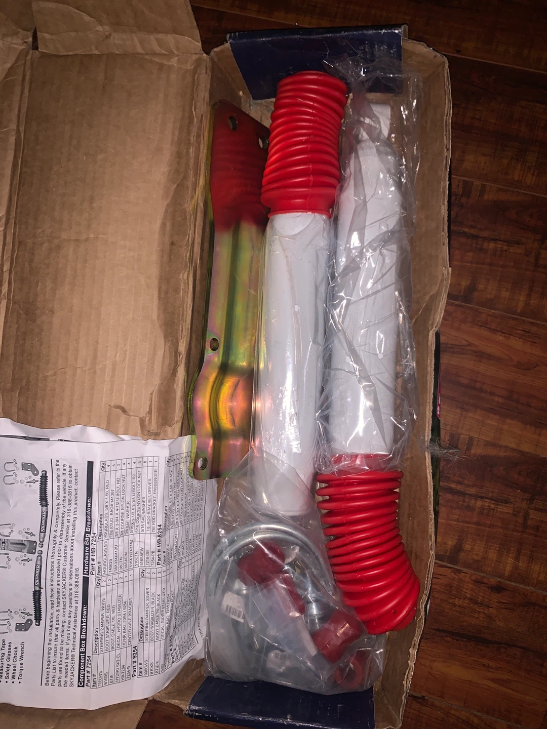 New Skyjacker Hydro 7000 Dual Steering Stabilizer Kit. - photo 2