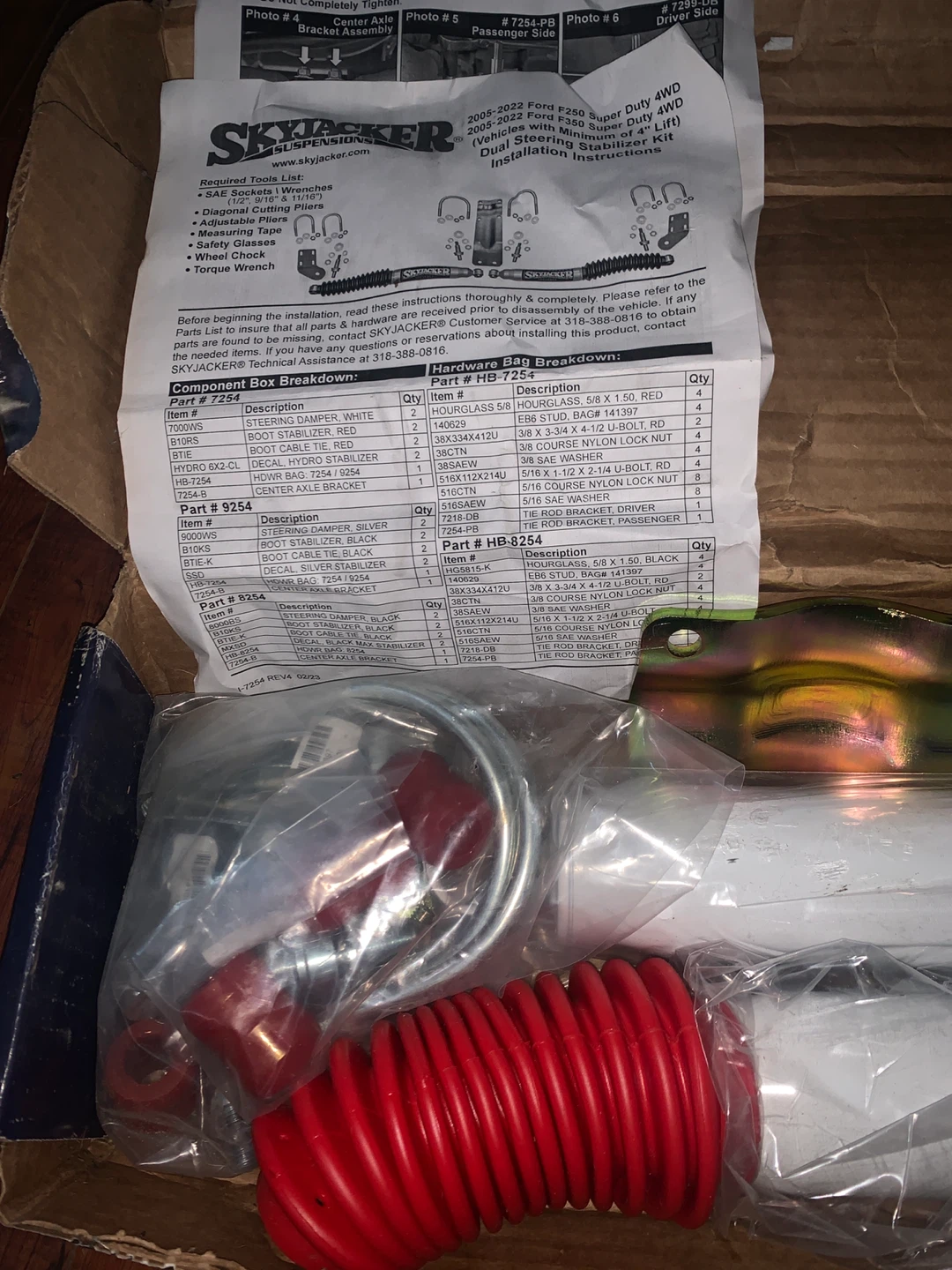 New Skyjacker Hydro 7000 Dual Steering Stabilizer Kit. - photo 3