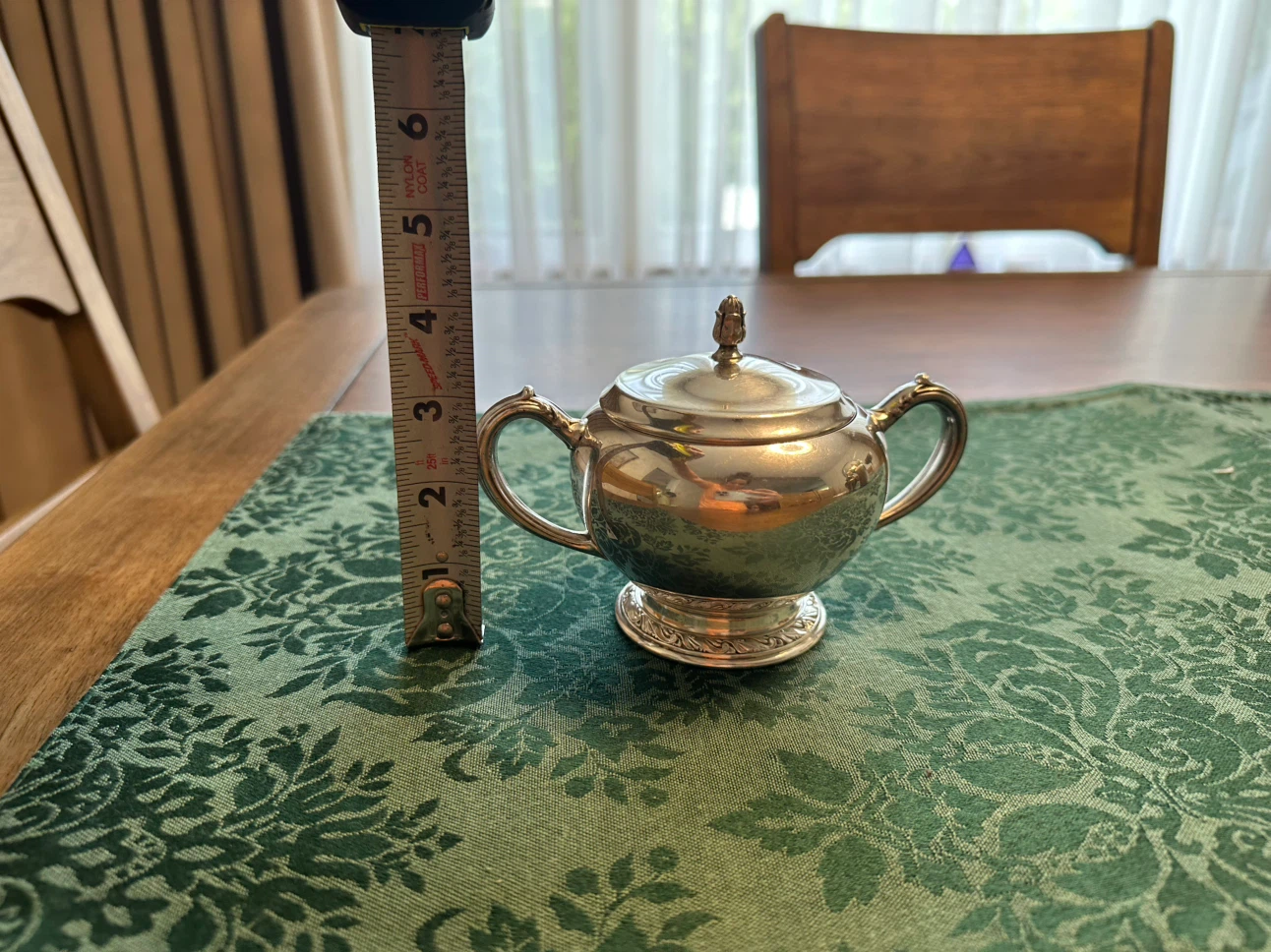Vintage Oneida Silverplate Covered Sugar Bowl - photo 4