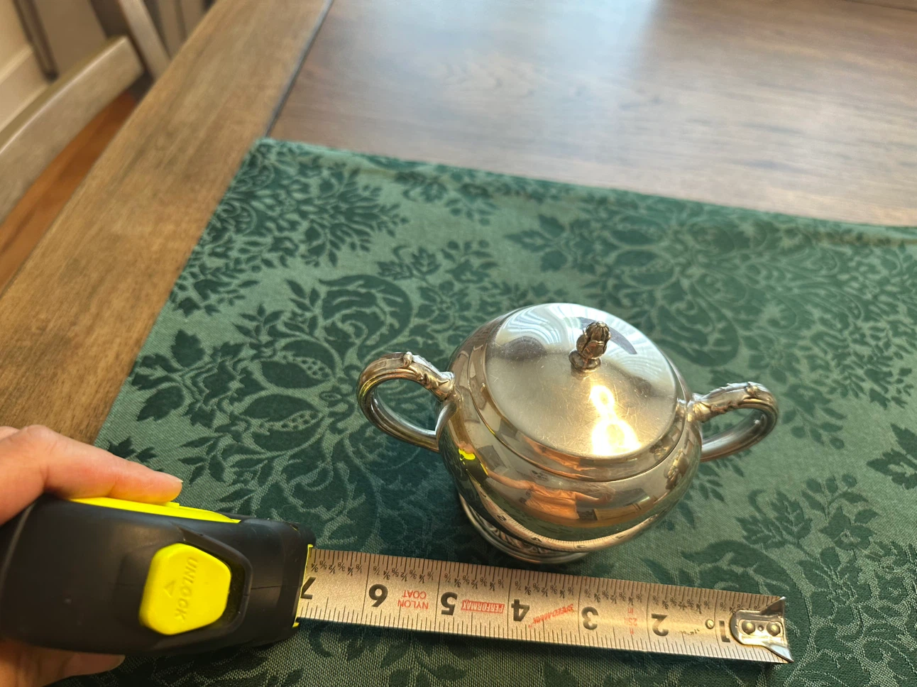 Vintage Oneida Silverplate Covered Sugar Bowl - photo 5