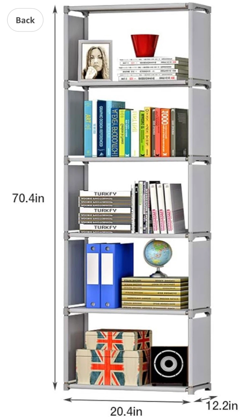 5-Tier Storage Shelf Unit - photo 2