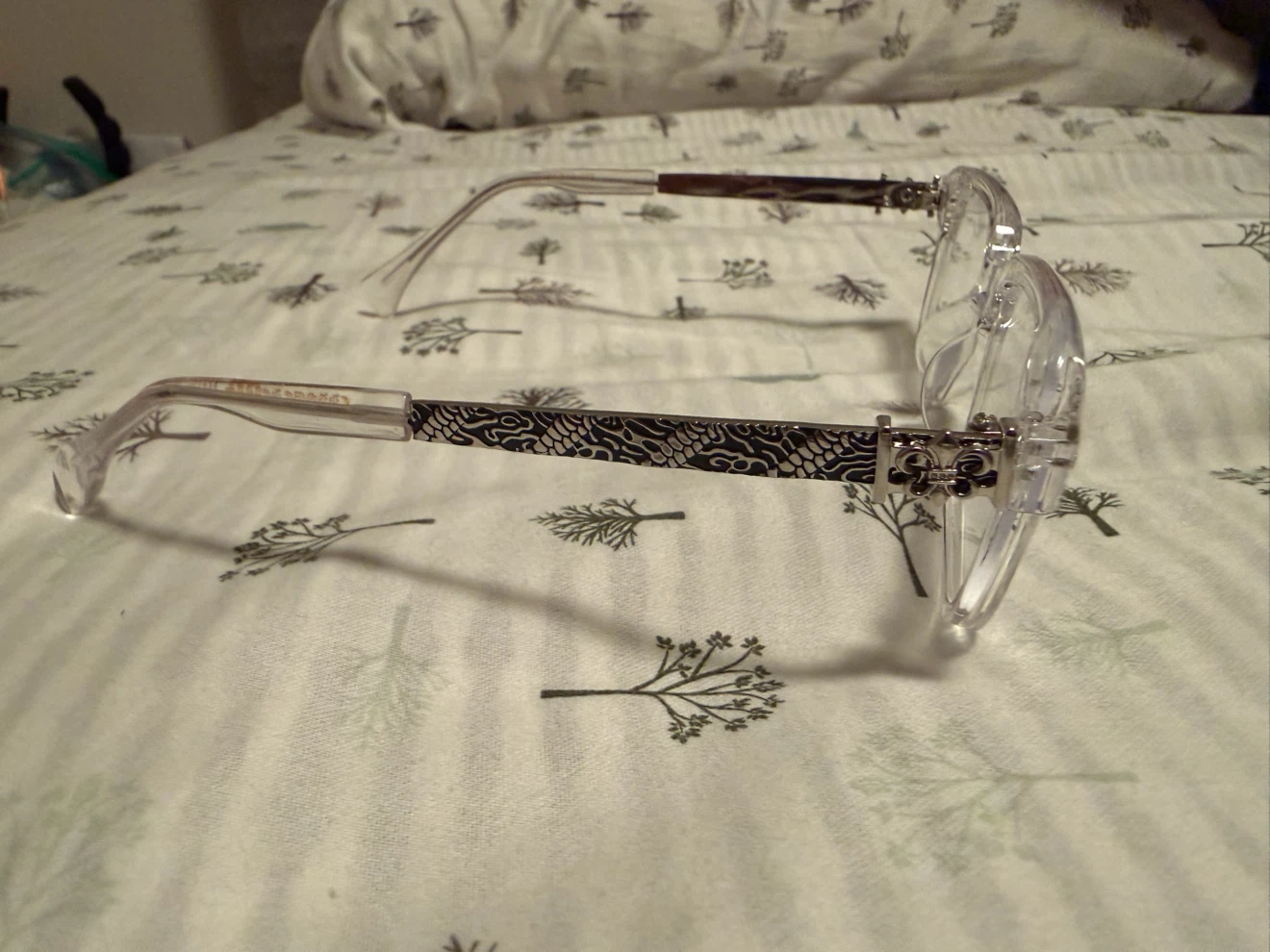 Clear Chrome Heart glasses - photo 2