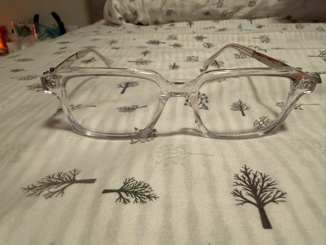 Clear Chrome Heart glasses - photo 3