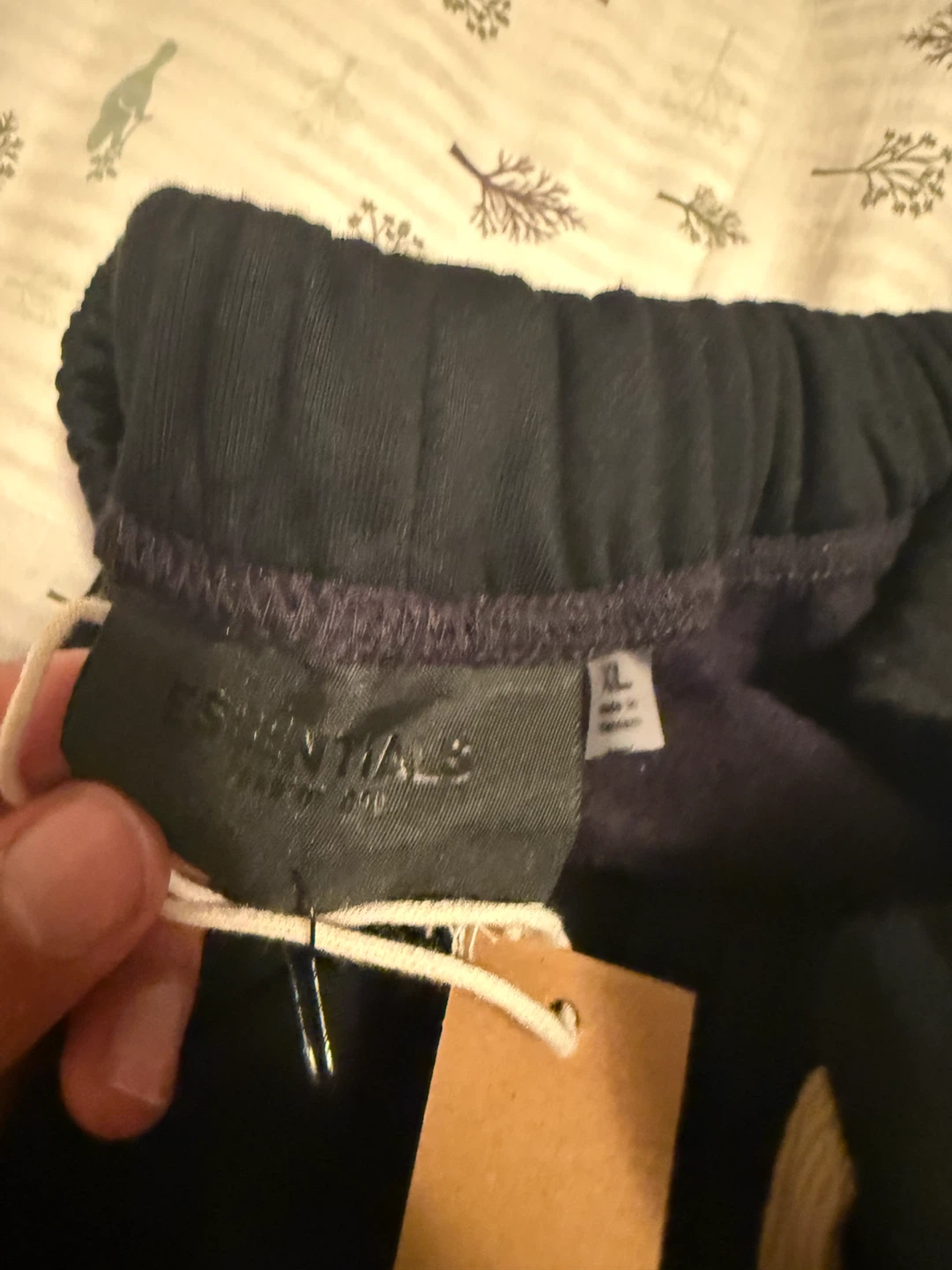 Essentials Fear of God Black Sweatpants