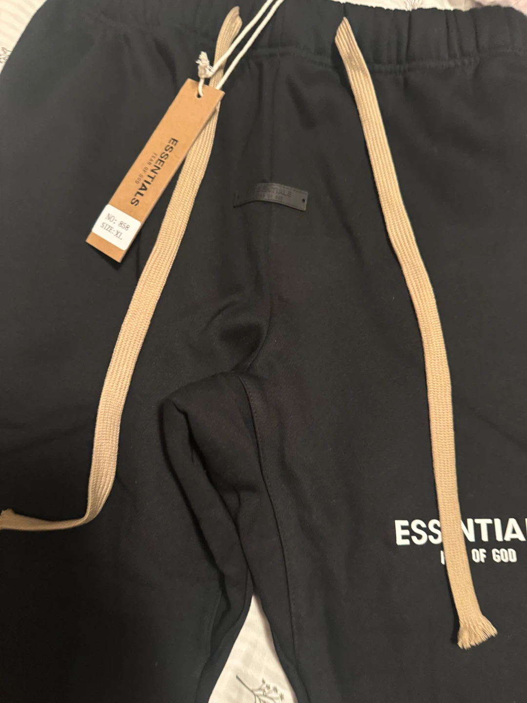 Essentials Fear of God Black Sweatpants - photo 2