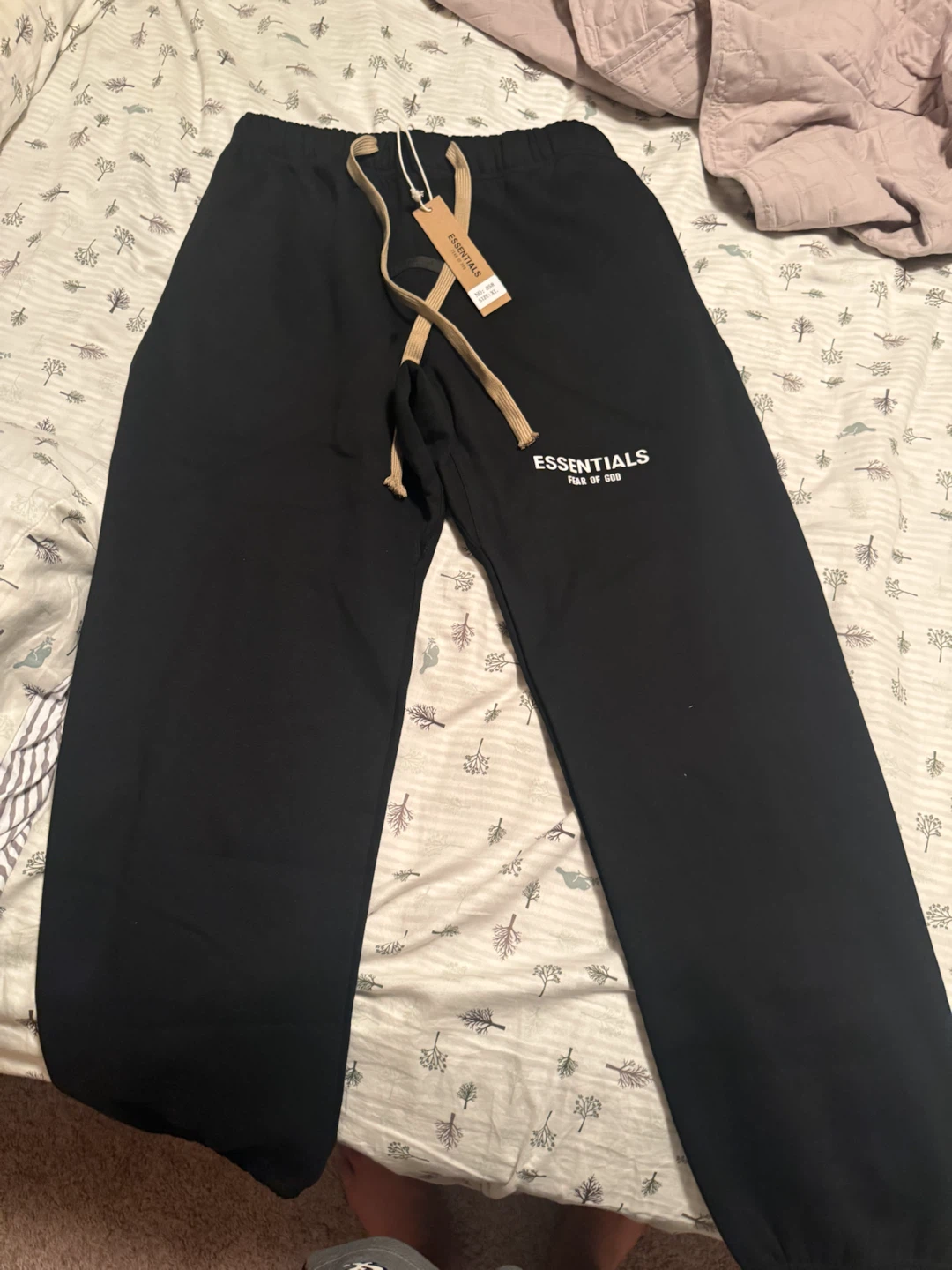 Essentials Fear of God Black Sweatpants - photo 3
