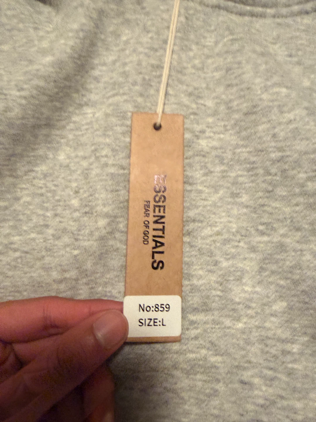 ESSENTIALS  Hoodie  Size L - photo 3