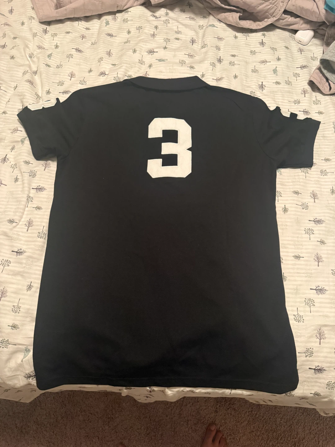 Ralph Lauren Polo Chicago Custom Slim Fit Black T-Shirt