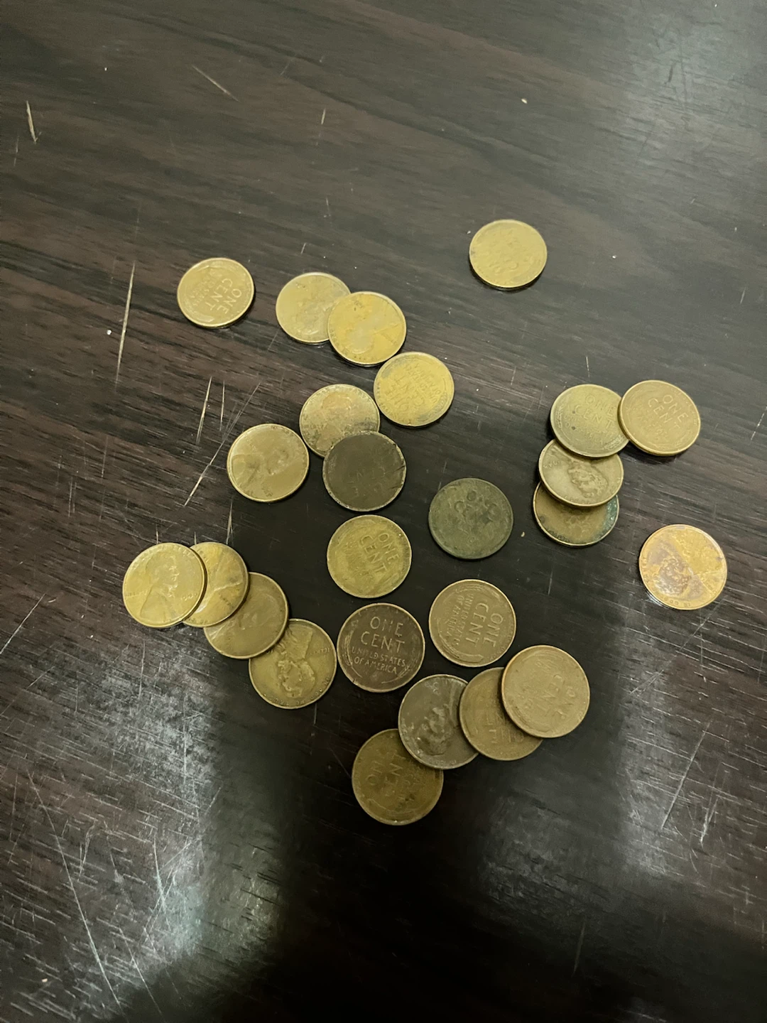 Lot of (25) Vintage Wheat Penny Collection