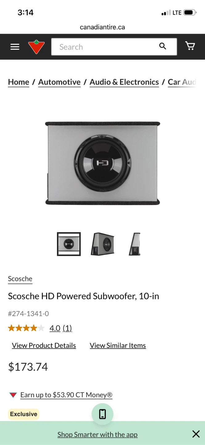 Scosche 10" HD Powered Subwoofer new in box - photo 3