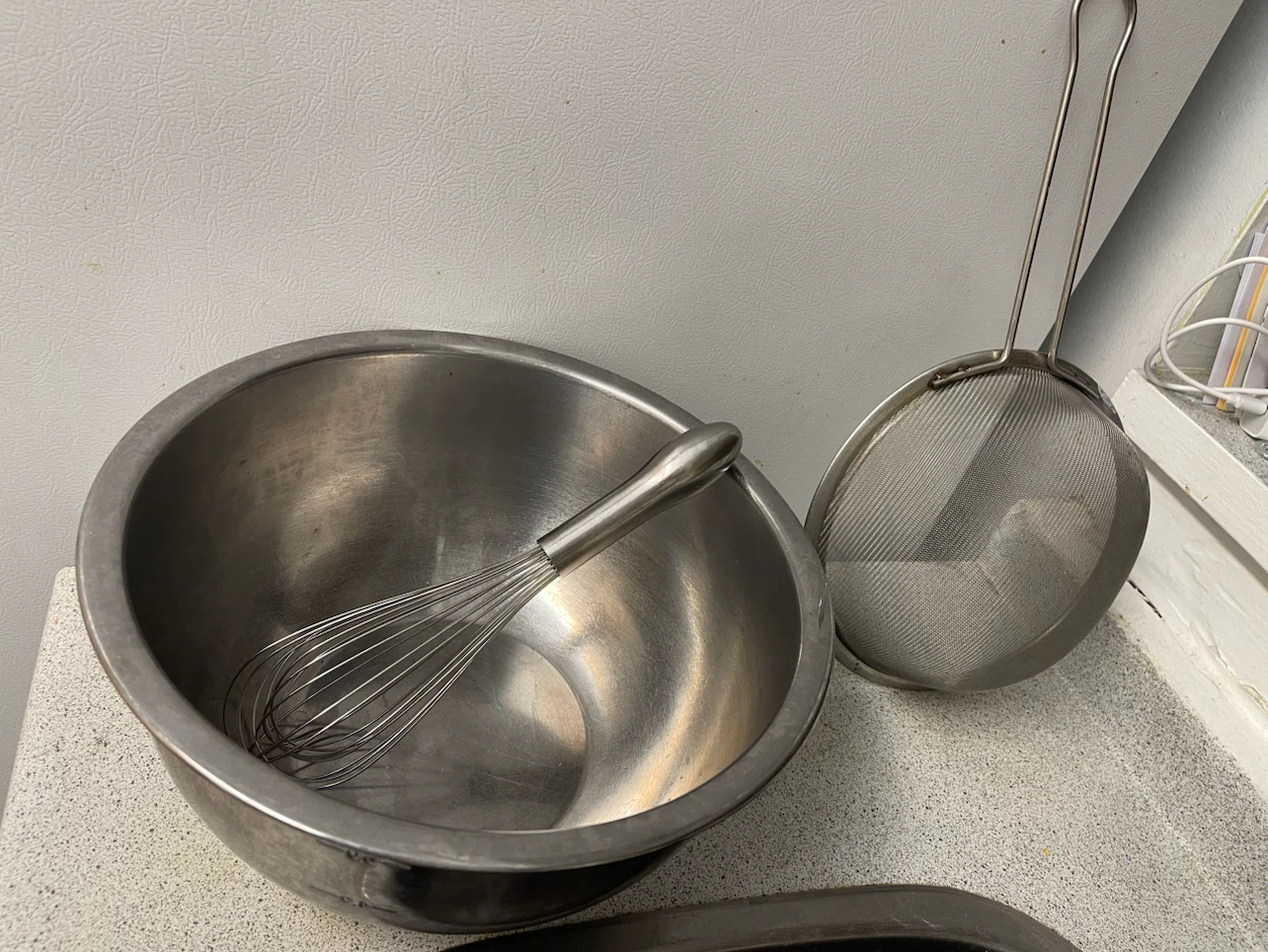 Stainless Steel Mixing Bowl and Strainer Set - photo 2