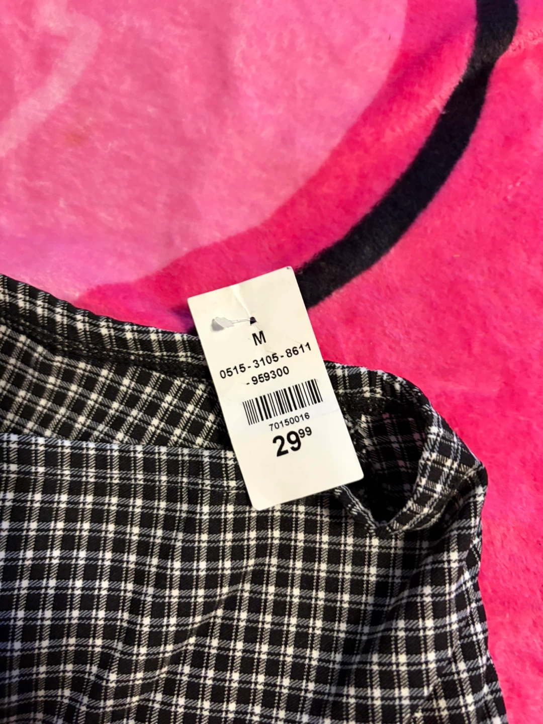 Plaid Mini Skirt - Size M - photo 2