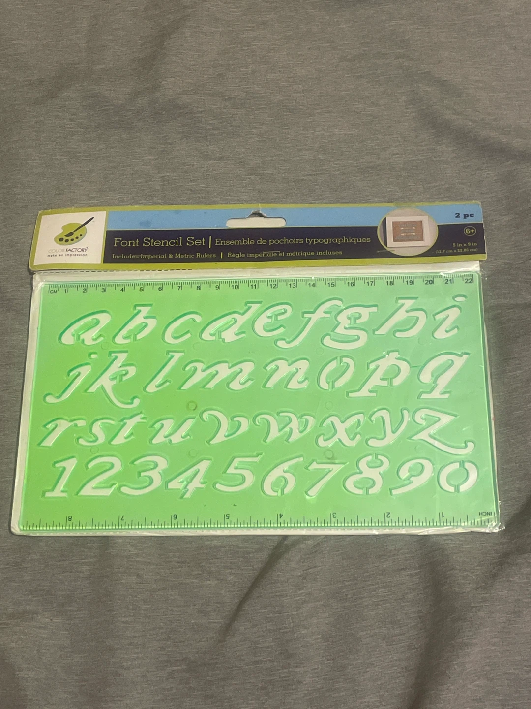 Decorating Stencil Set - ABC & Numbers