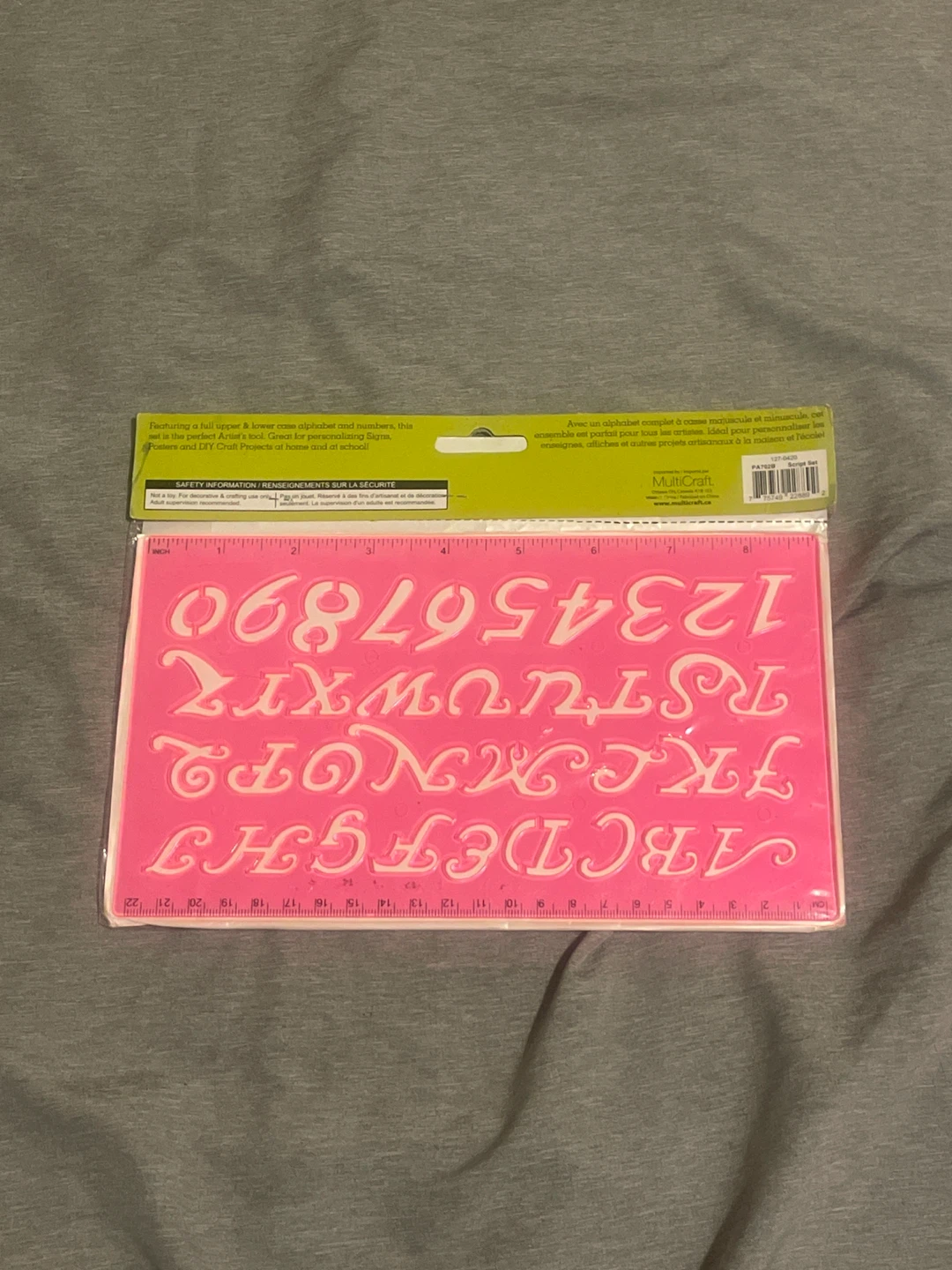 Decorating Stencil Set - ABC & Numbers - photo 2