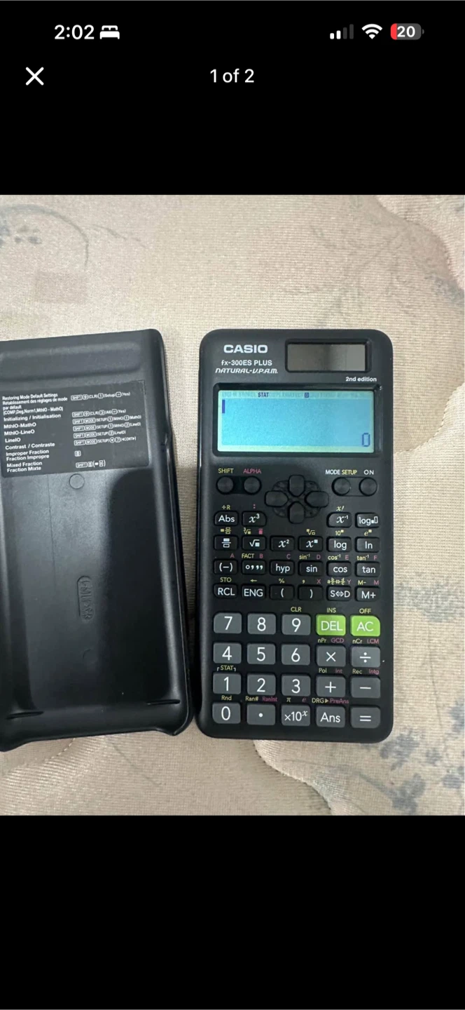 Casio fx-300ES PLUS Natural V.P.A.M. 2nd Edition Calculator