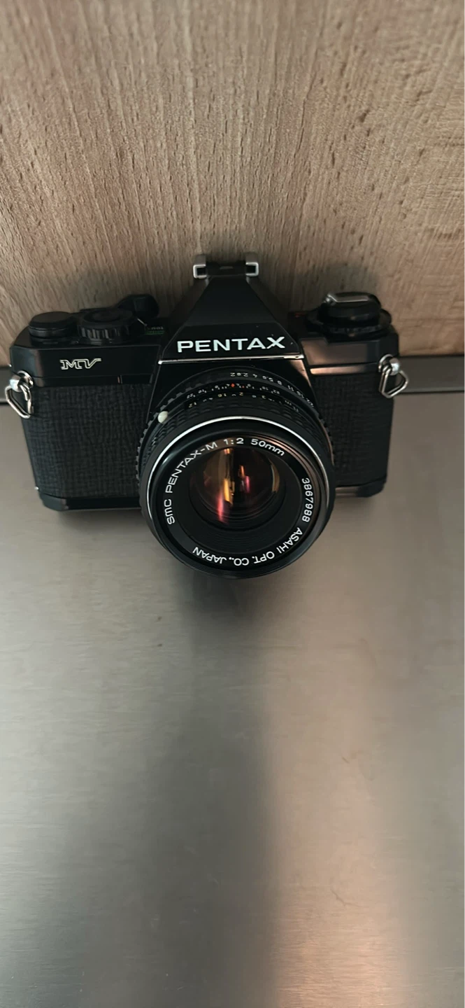 Pentax MV 35mm Film Camera with 50mm f/2 Lens