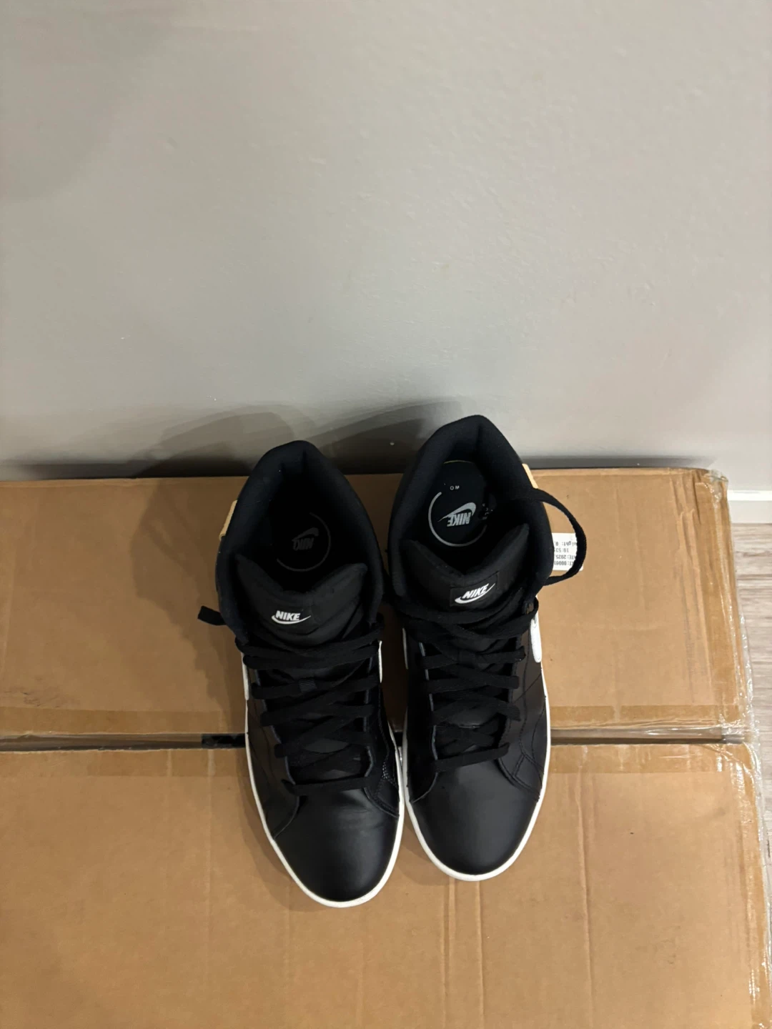 Nike Black High-Top Sneakers 12 US - photo 2