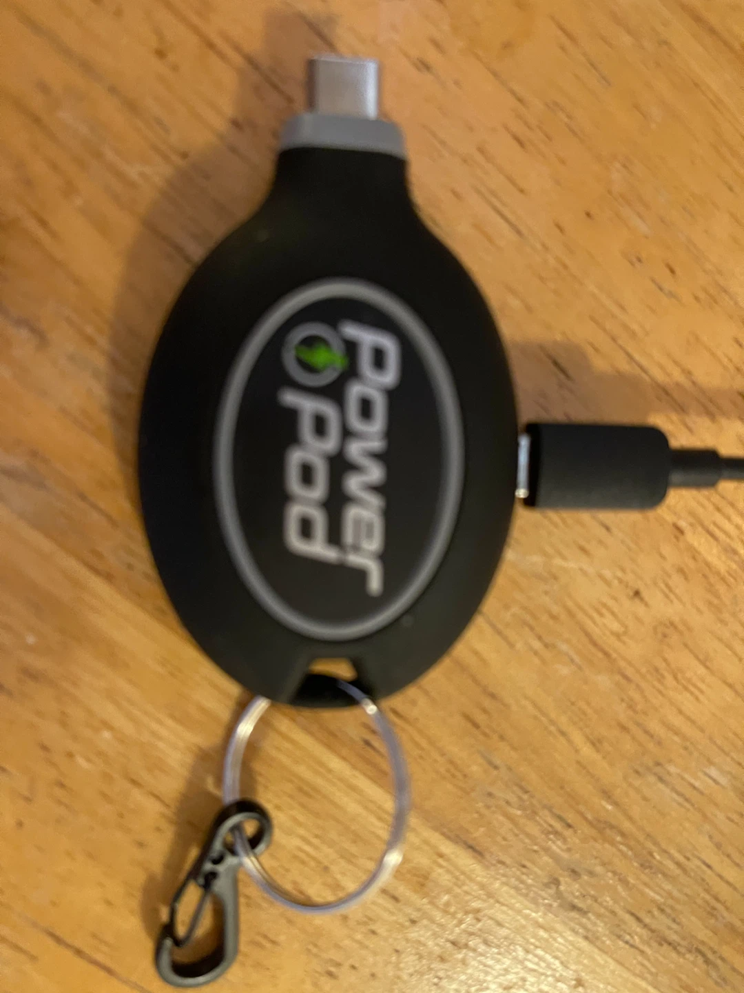 Power Pod Keychain USB C Charging Cable