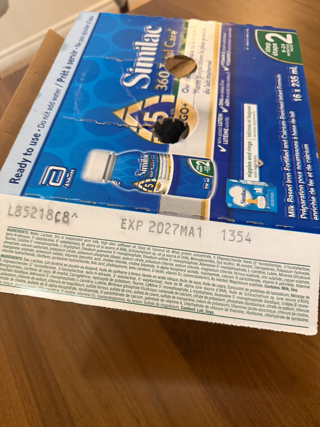 Similac 360 Total Care Formula Bottles