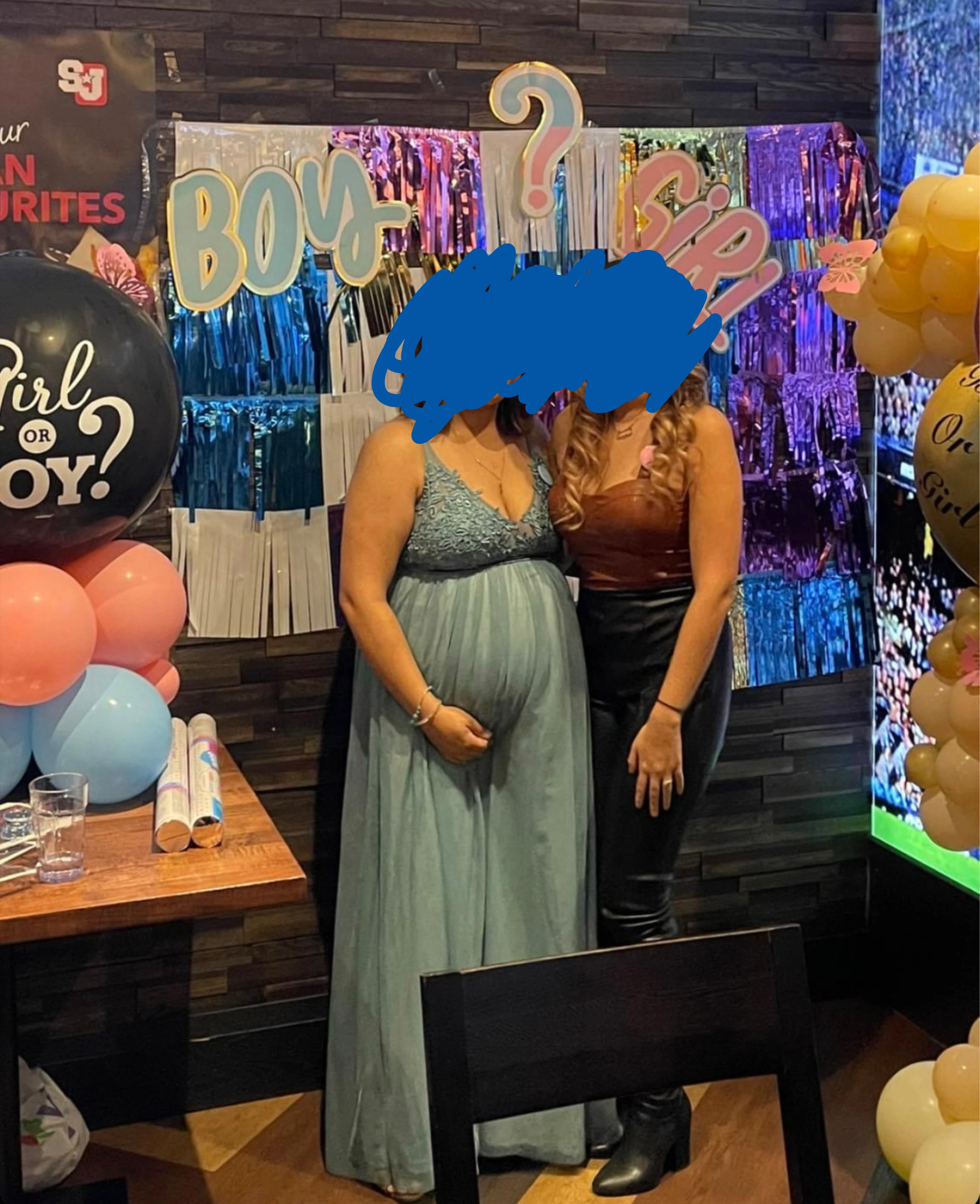 Women's Blue Maternity Dress - photo 2