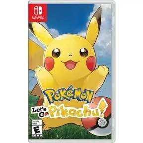 Nintendo Switch Pokemon Let's Go Pikachu Game