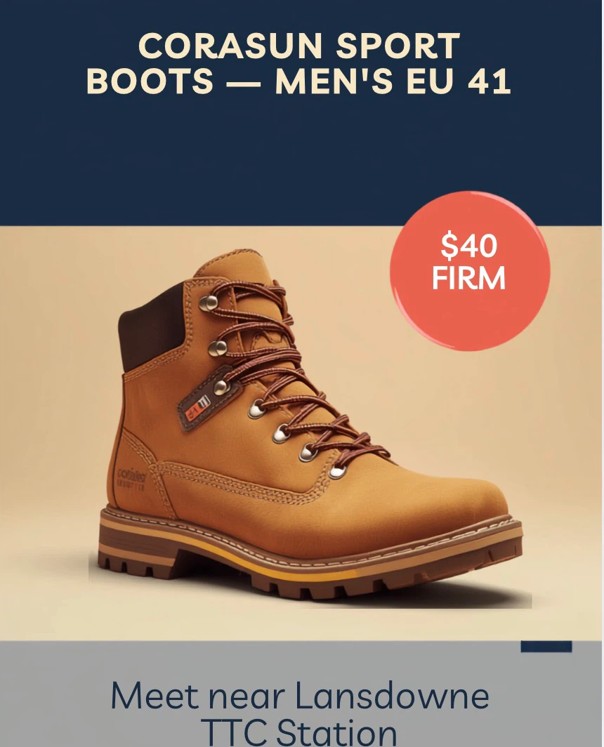 Sherpa-Lined Corasun Sport Boots — Men’s EU 47