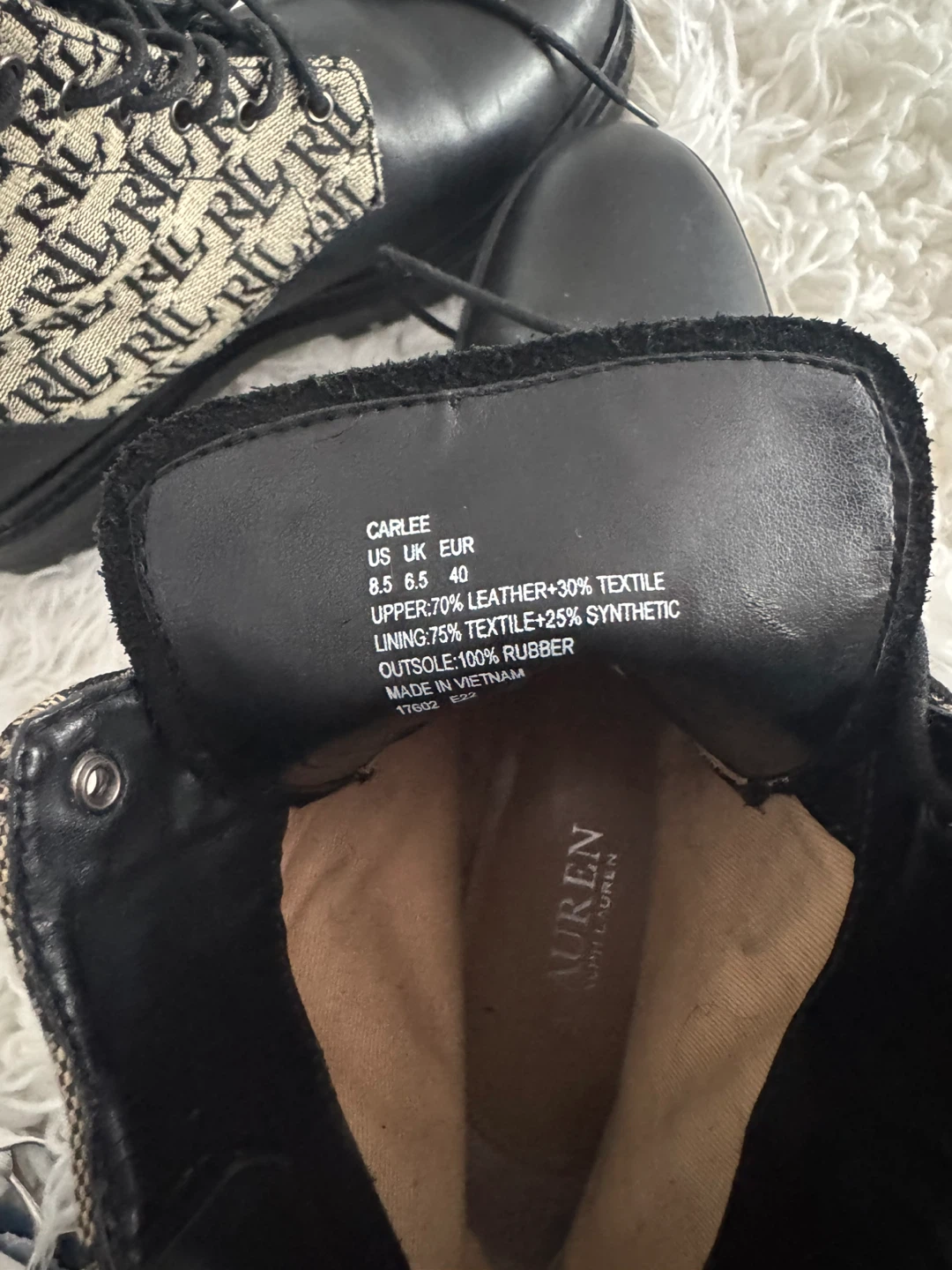 Lauren Ralph Lauren CARLEE Boots Size 8.5 - photo 2