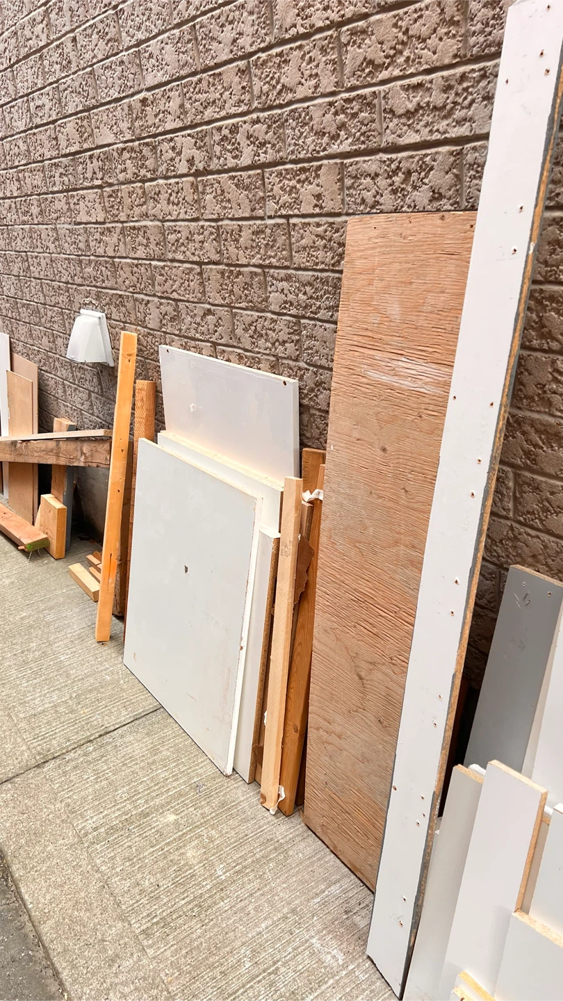 Assorted Wood Scraps and Cabinet Doors - photo 2