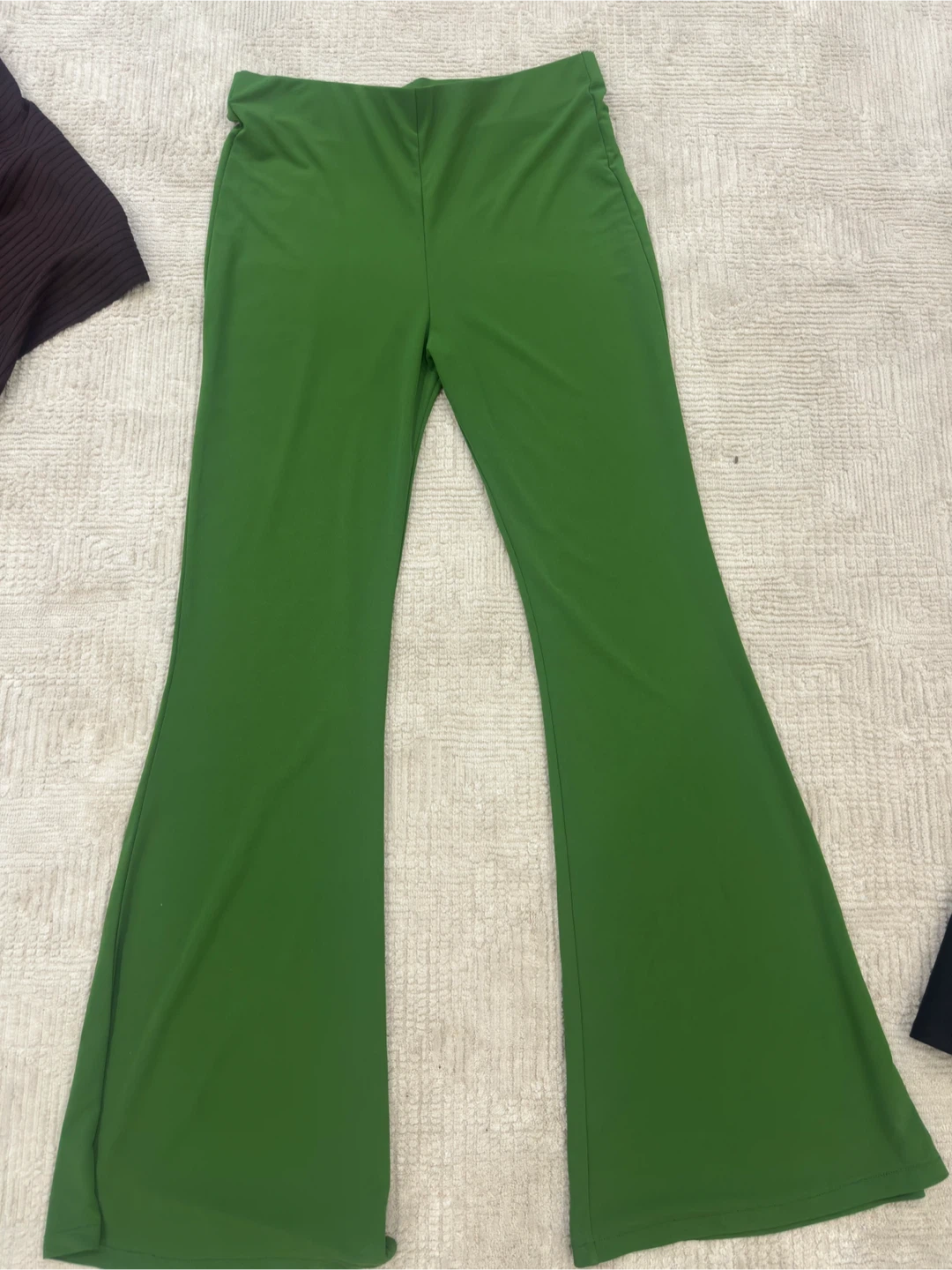 Zara Green Flared Pants