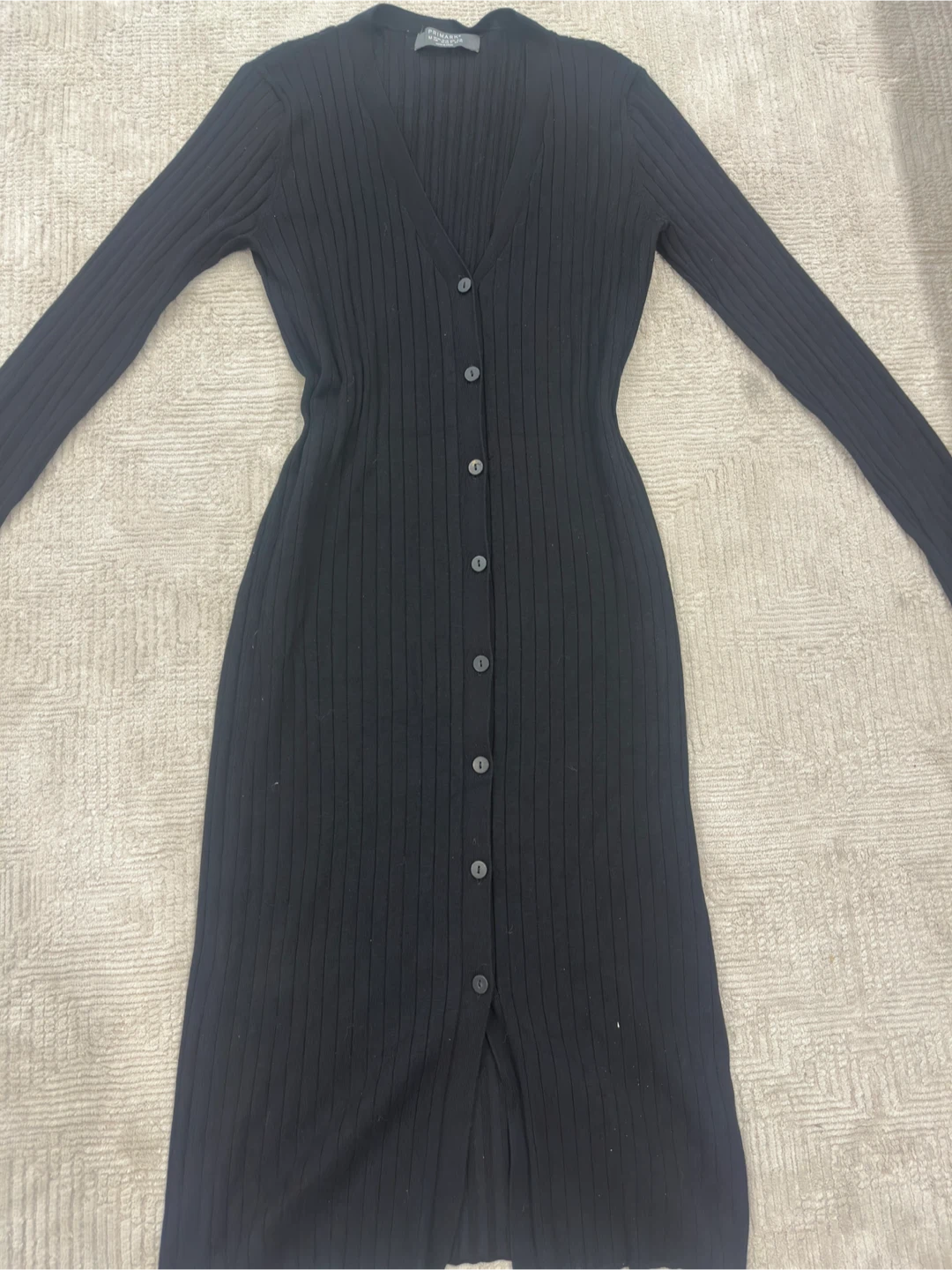 long knit cardigan