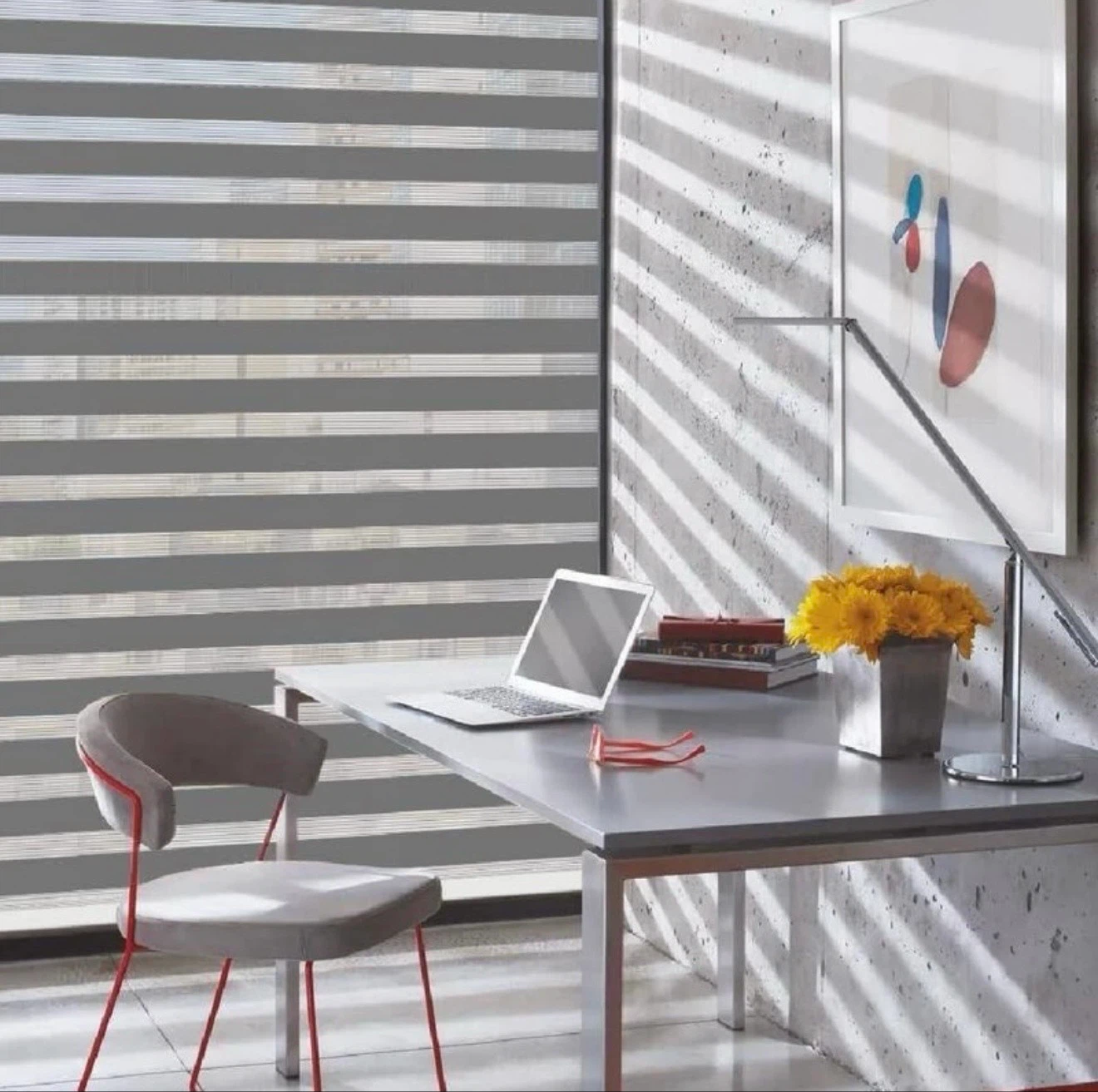 Cordless Zebra Blinds Roller Shades, 35”x72” - photo 2