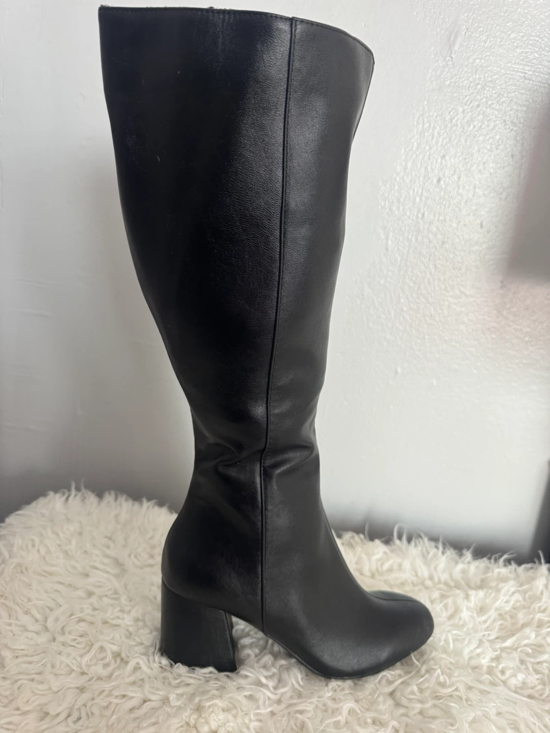 Rouge Black Knee-High Heeled Boots - photo 2