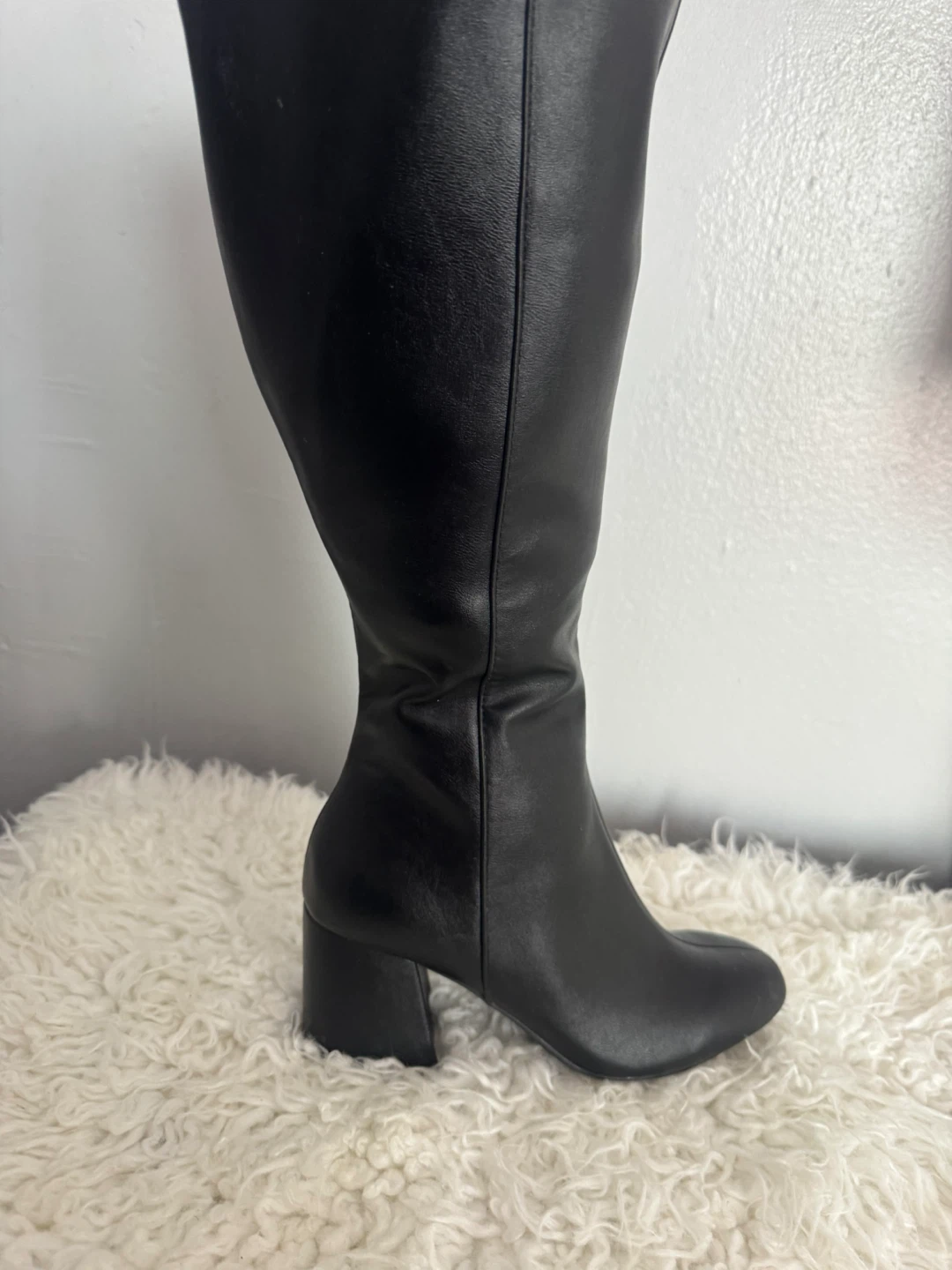 Rouge Black Knee-High Heeled Boots - photo 3