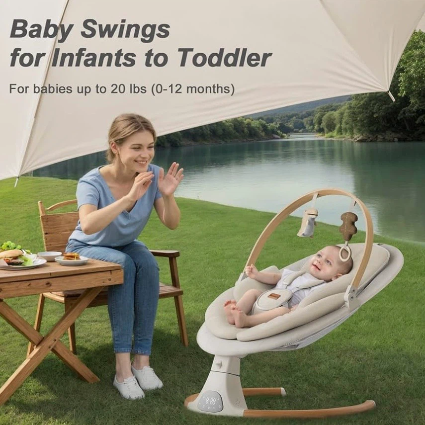 New in Box Monamii Baby Swings for Infants - photo 2