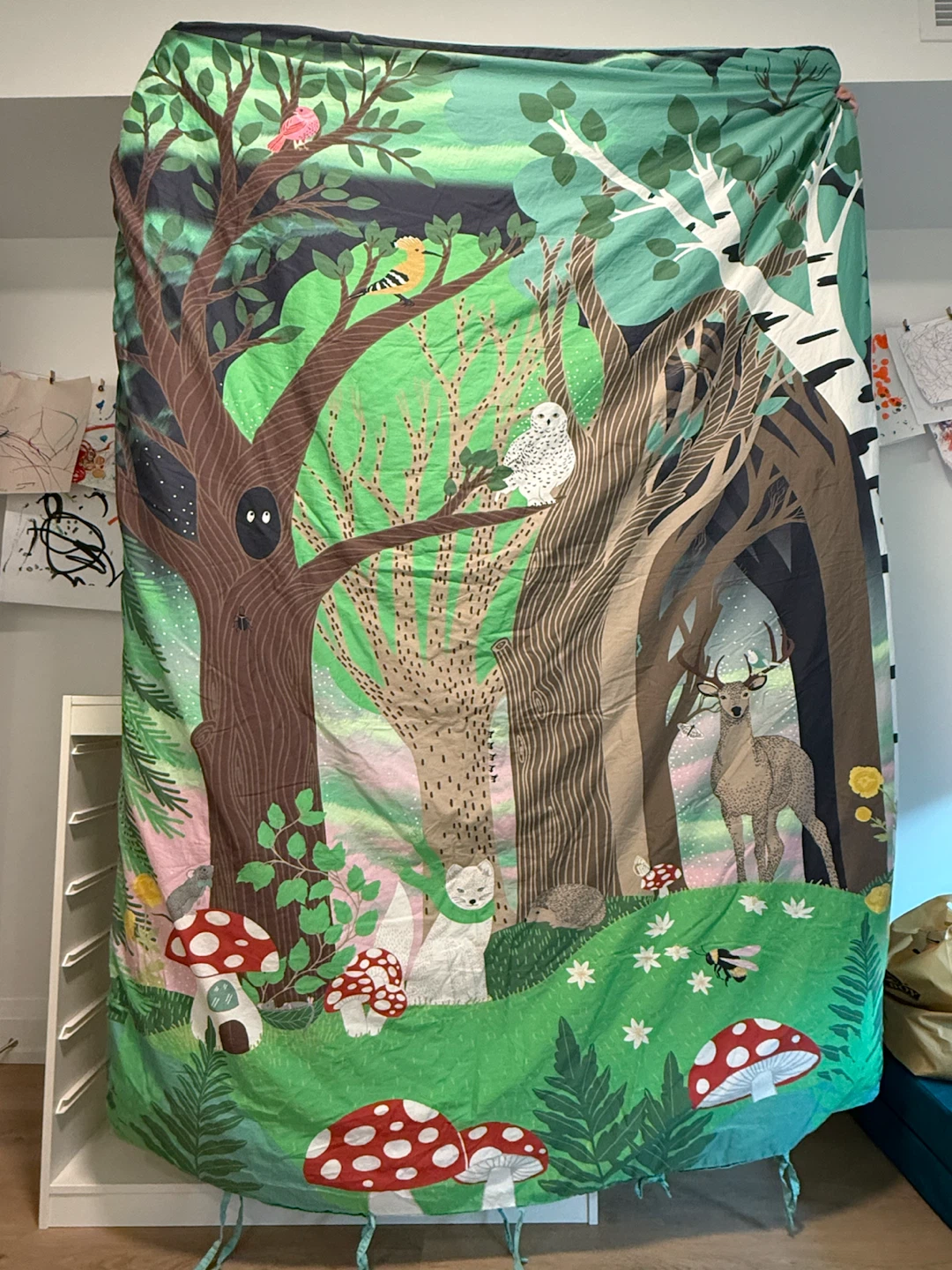 IKEA Kids Duvet Cover and Pillowcase - Forest Pattern - photo 3
