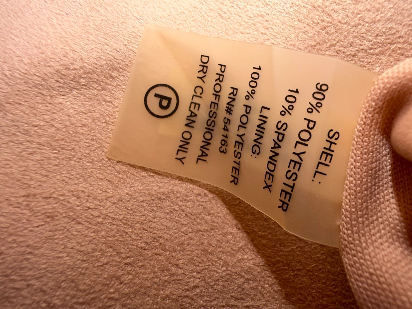 Calvin Klein Pink Sleeveless faux suede Dress Size 12 - photo 5