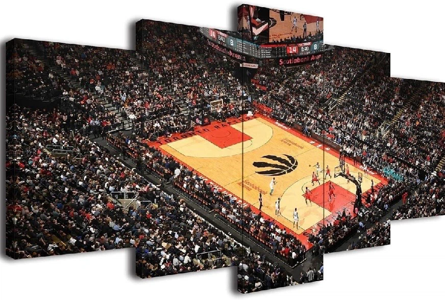 Toronto Raptors 5-Piece Wall Art