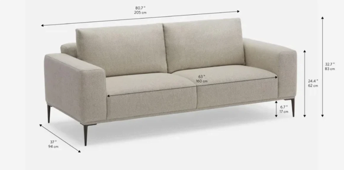 Structube Lounis Model Sofa - Biege - photo 4