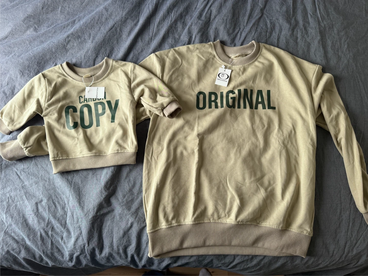 Matching "Original" & "Carbon Copy" Sweatshirts
