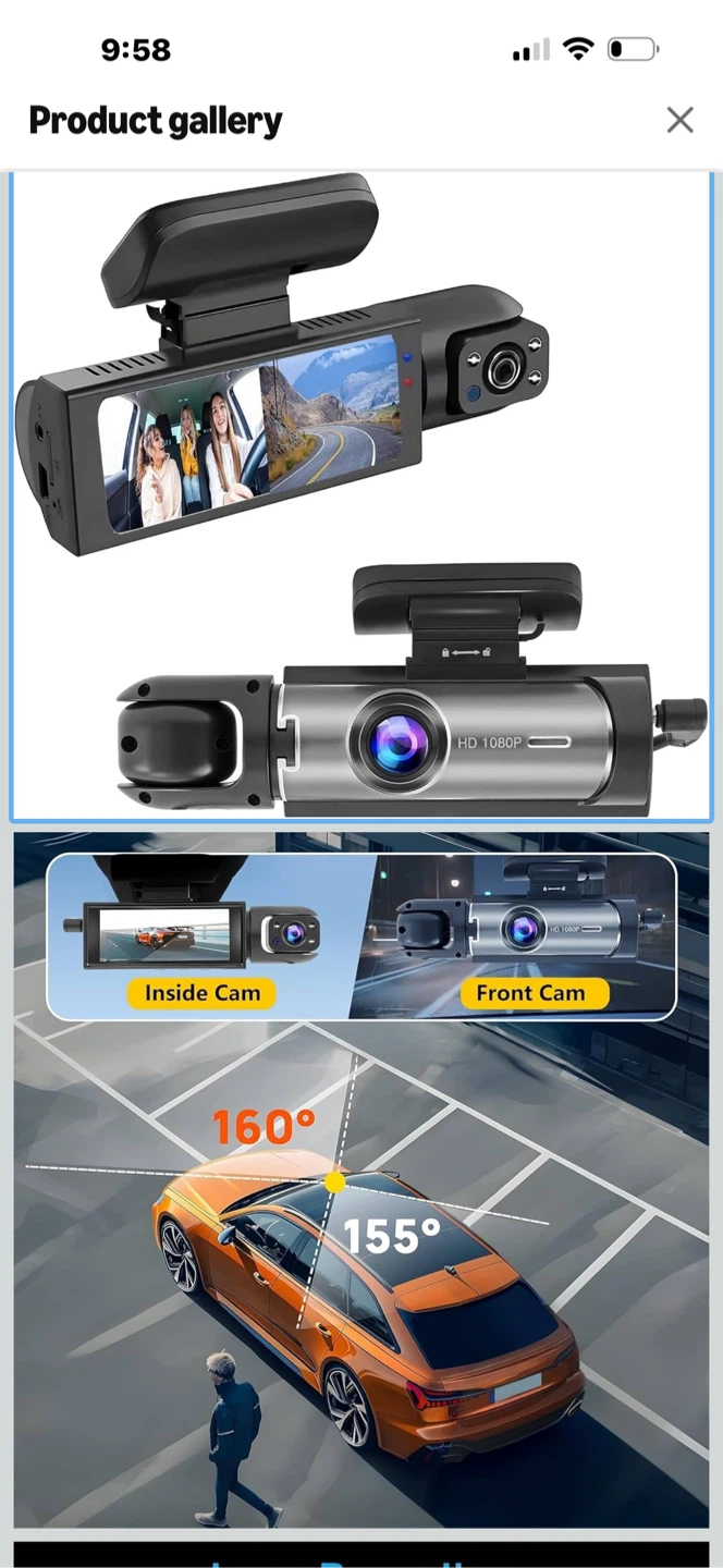 Wagoyo Dash Cam Front and Inside 1080P - photo 4