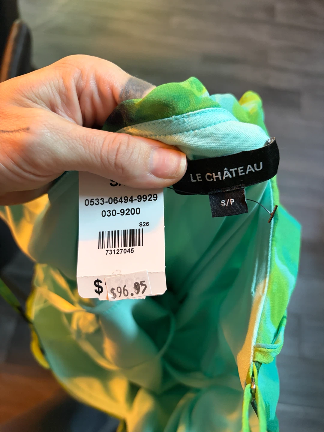LE CHÂTEAU Printed Ruffle Chiffon Gown - photo 2