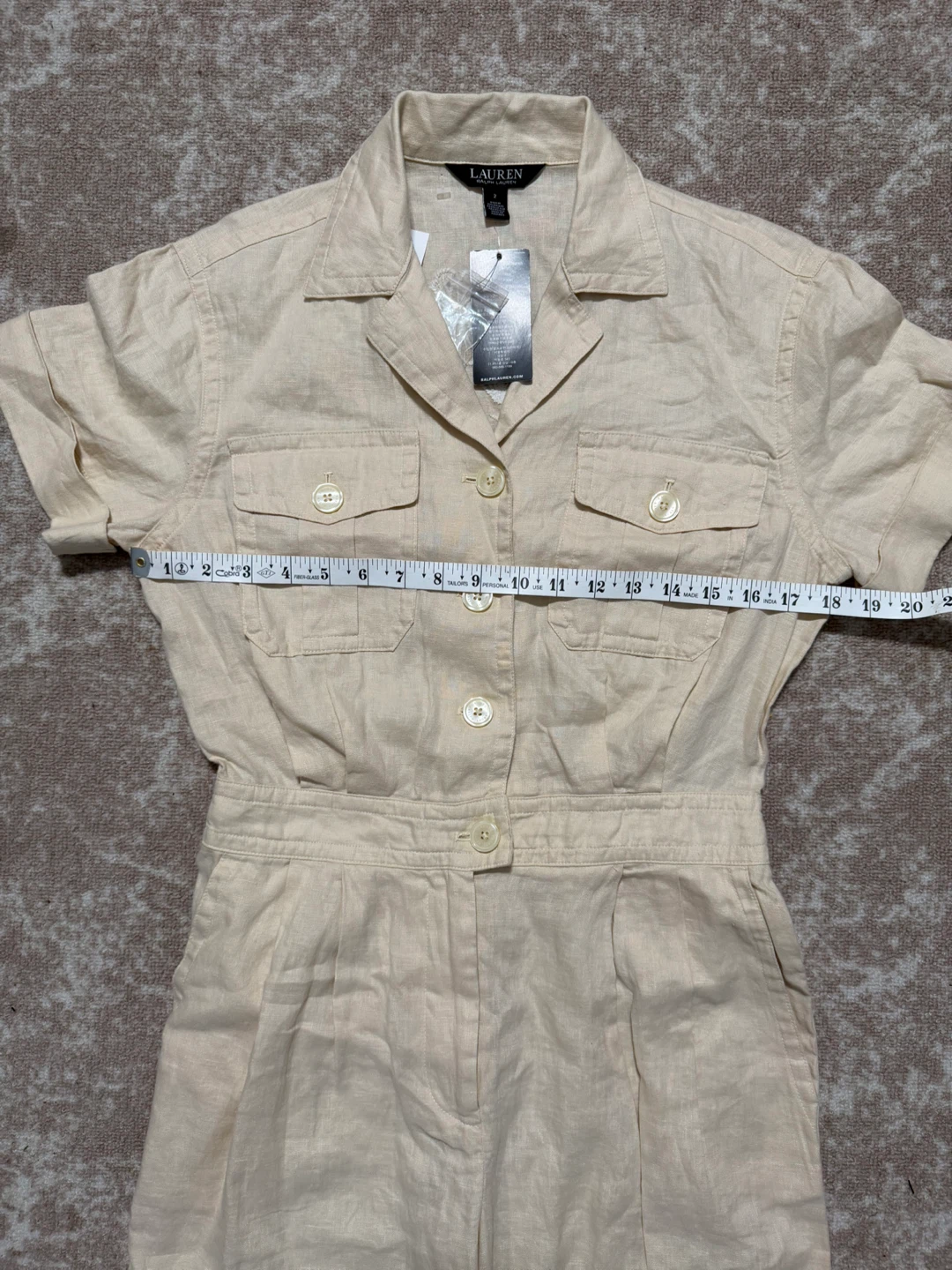 Lauren Ralph Lauren Linen Jumpsuit size 2 - photo 5