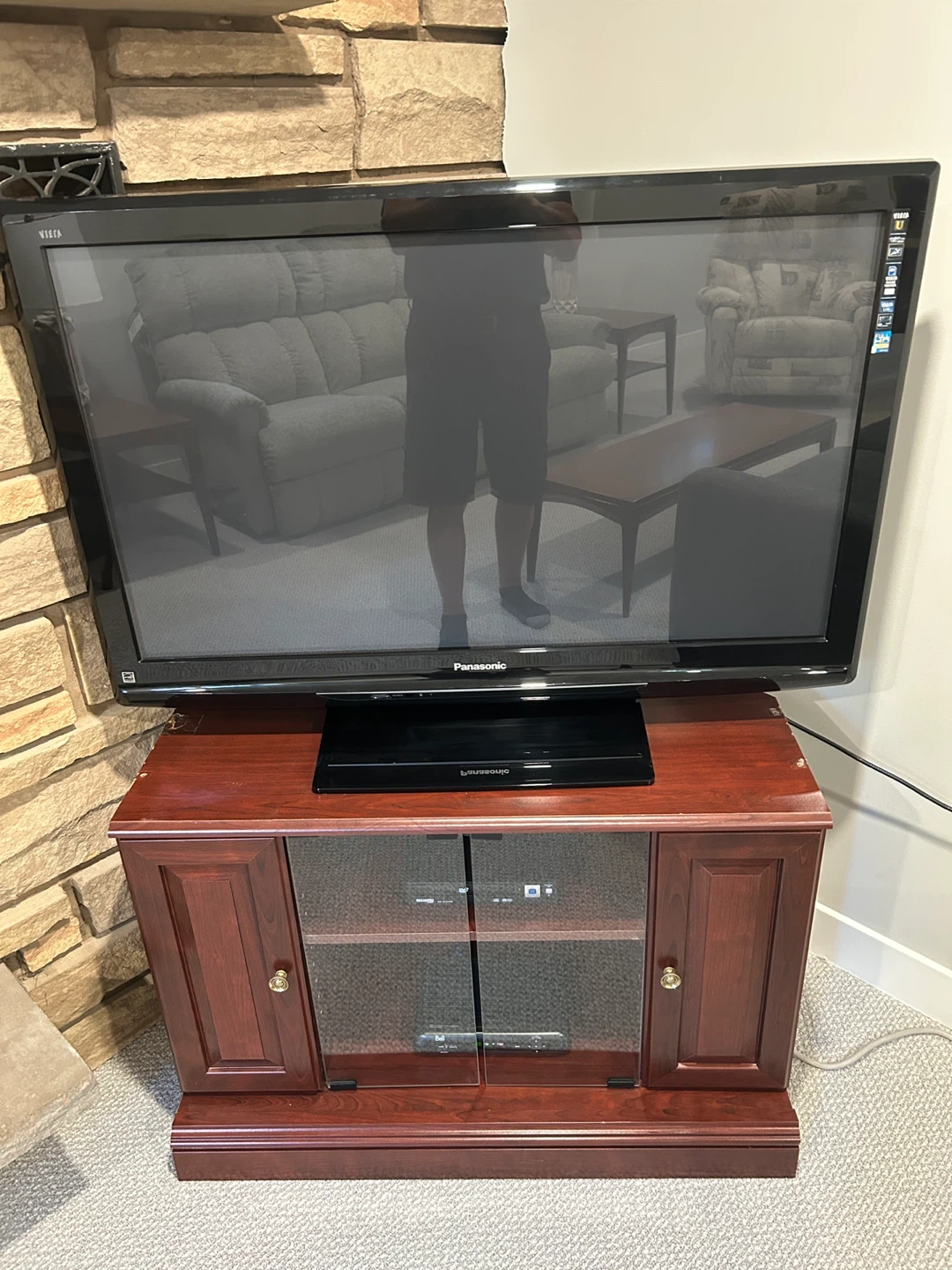 Panasonic Flat Screen TV including stand - photo 2