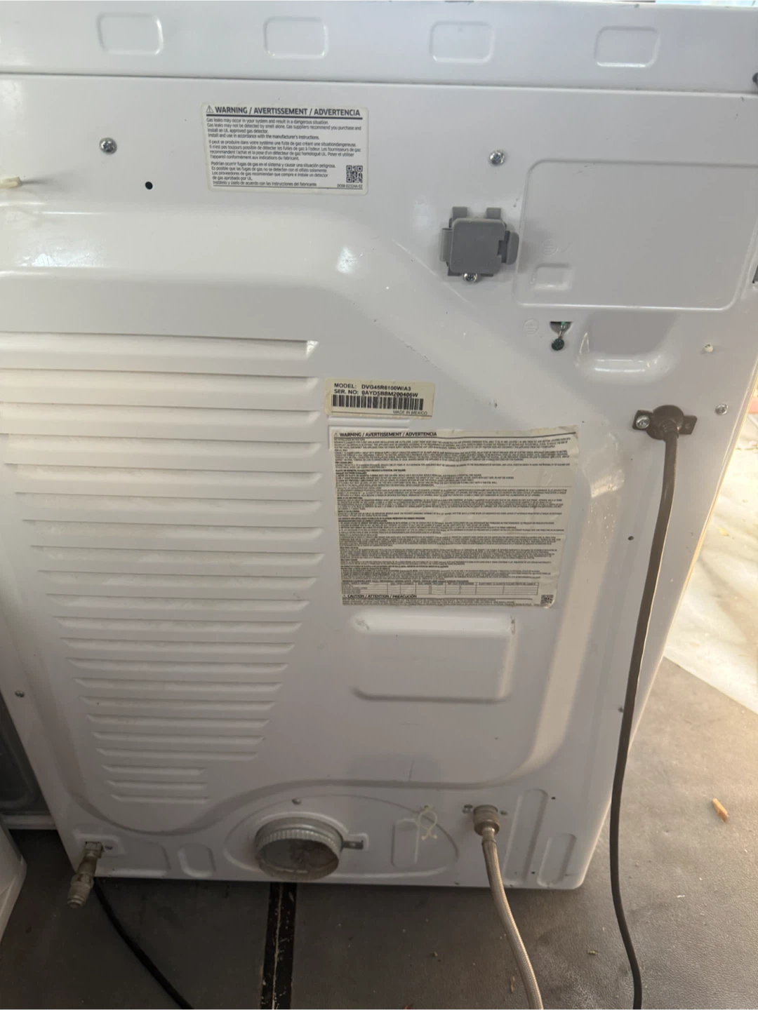 Water and Dryer