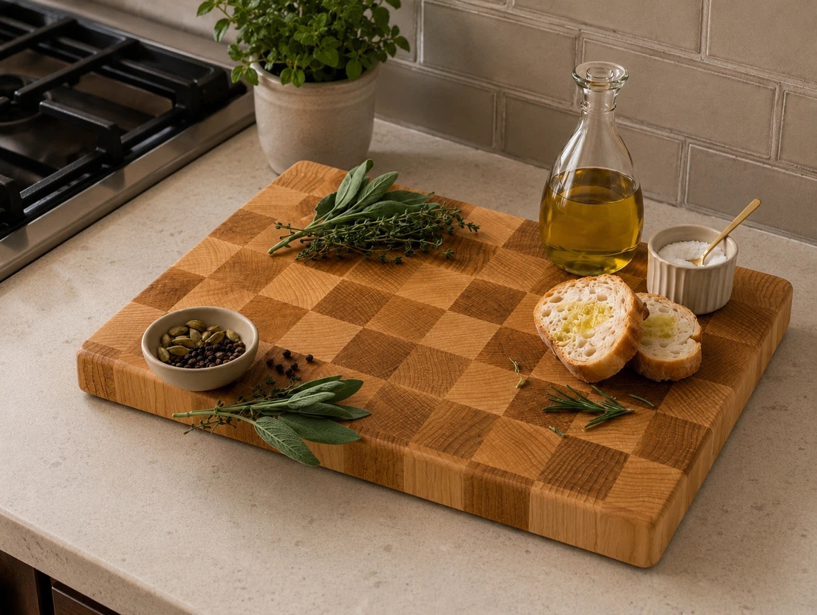 Wooden End Grain Cutting Board - photo 2