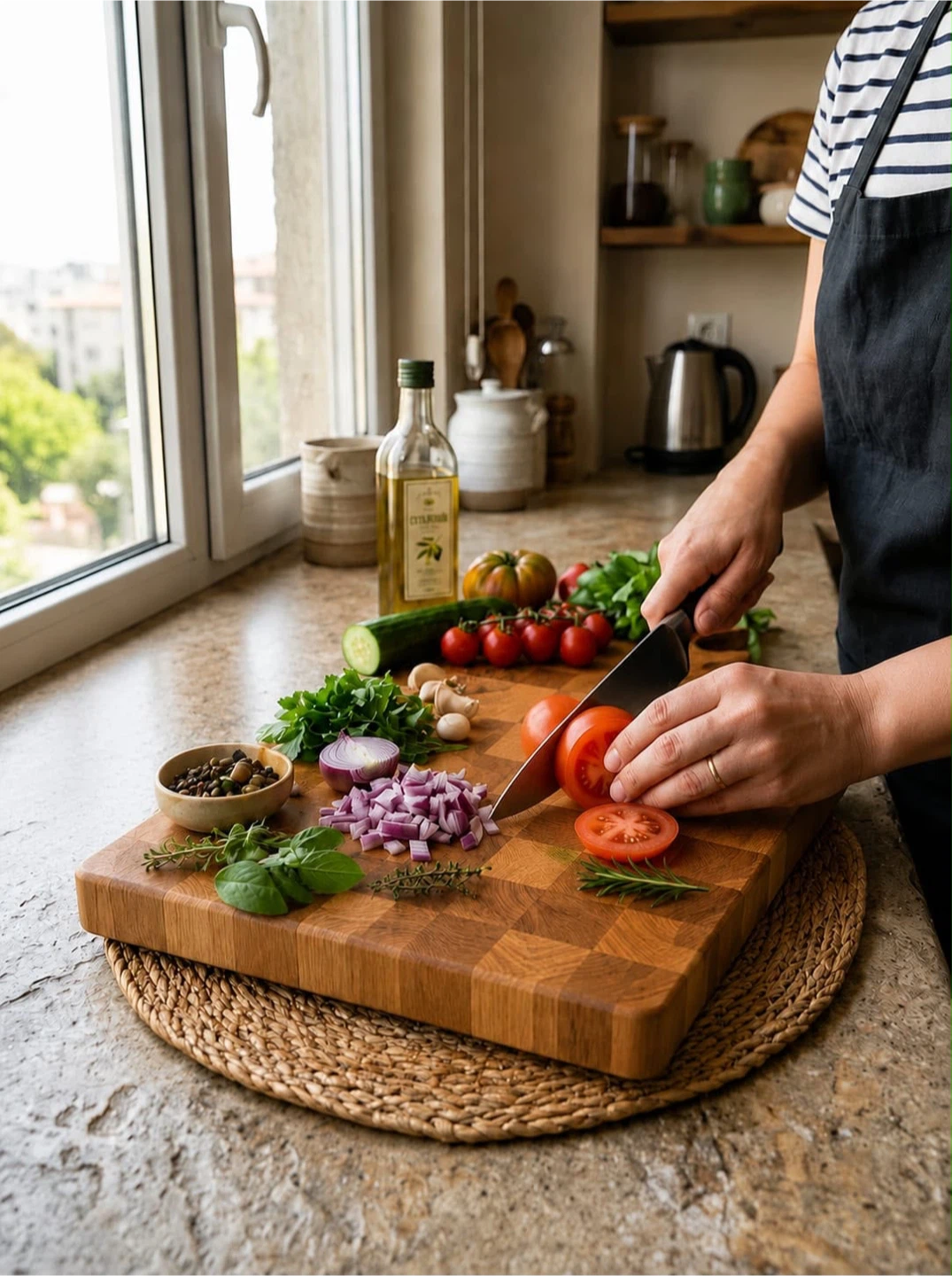 Wooden End Grain Cutting Board - photo 3